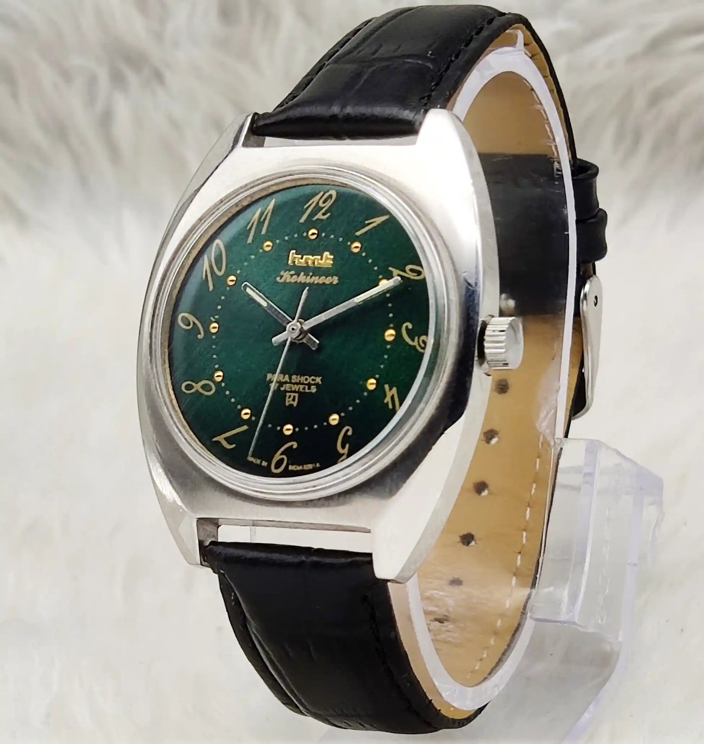 HMT Kohinoor - 17 Jewels Apple Green Dial With English Numerals Handwinding Watch