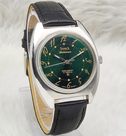 HMT Kohinoor - 17 Jewels Apple Green Dial With English Numerals Handwinding Watch