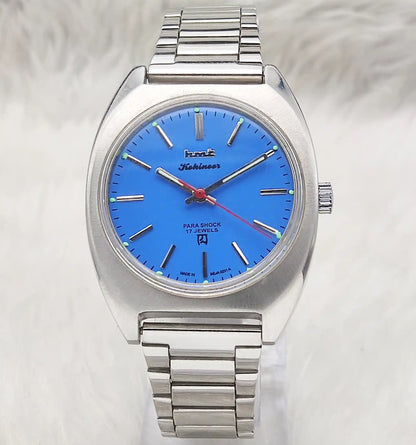 HMT Kohinoor - 17 Jewels Asian Blue Dial Handwinding Watch