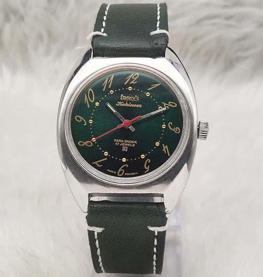 HMT Kohinoor - 17 Jewels Greenish Dial Handwinding Watch