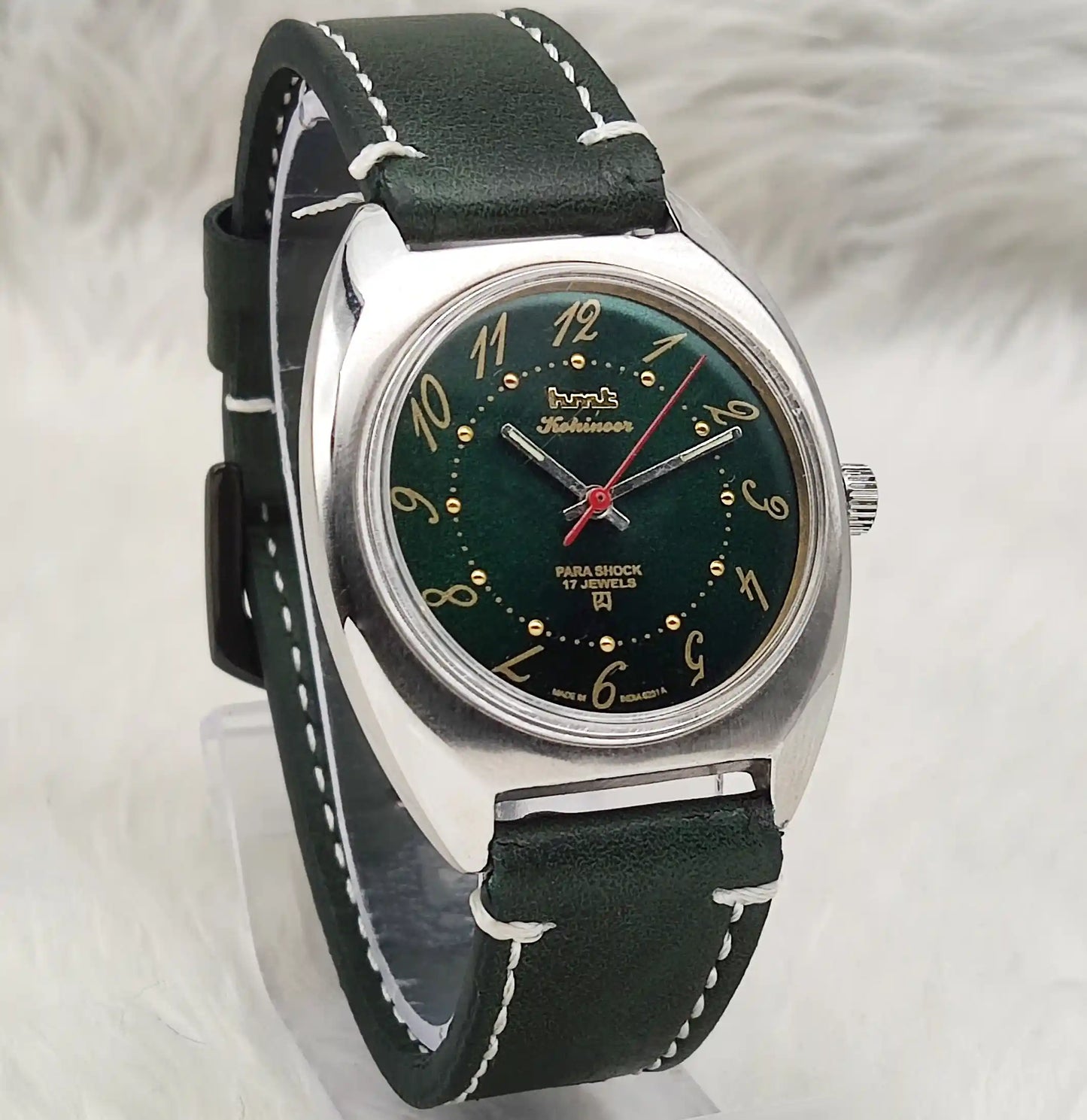 HMT Kohinoor - 17 Jewels Greenish Dial Handwinding Watch