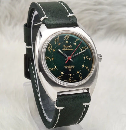 HMT Kohinoor - 17 Jewels Greenish Dial Handwinding Watch