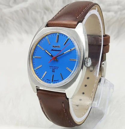 HMT Kohinoor - 17 Jewels Handwinding Asian Blue Dial Watch Timeless