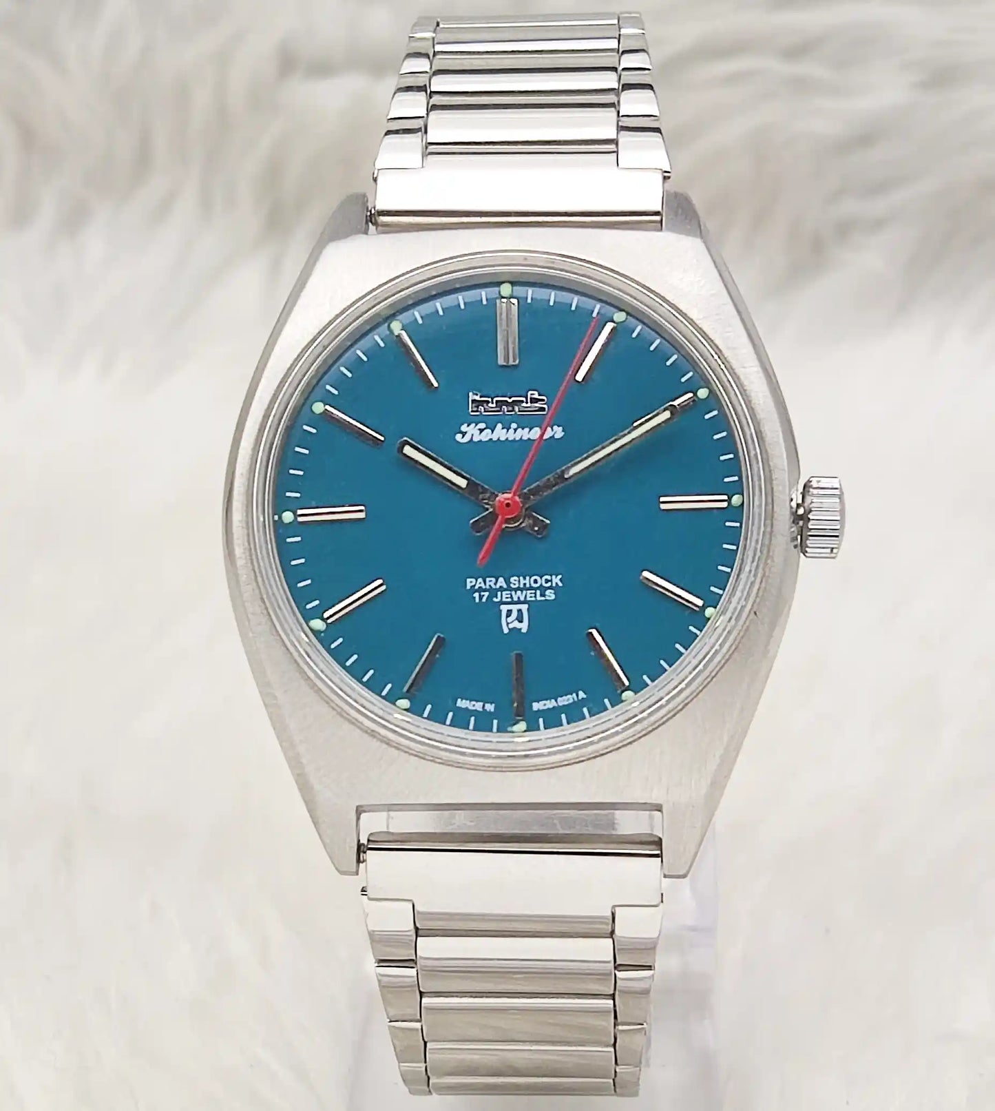 HMT Kohinoor - 17 Jewels Peacock Green Dial Handwinding Watch