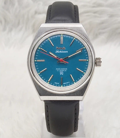 HMT Kohinoor - 17 Jewels Peacock Green Dial With Stick Indices Handwinding Watch