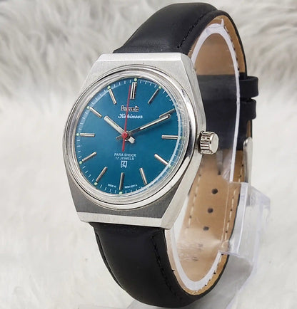 HMT Kohinoor - 17 Jewels Peacock Green Dial With Stick Indices Handwinding Watch