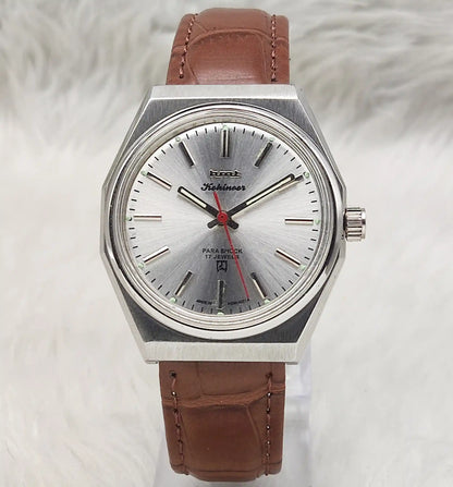 HMT Kohinoor - 17 Jewels Silver Dial Handwinding Watch