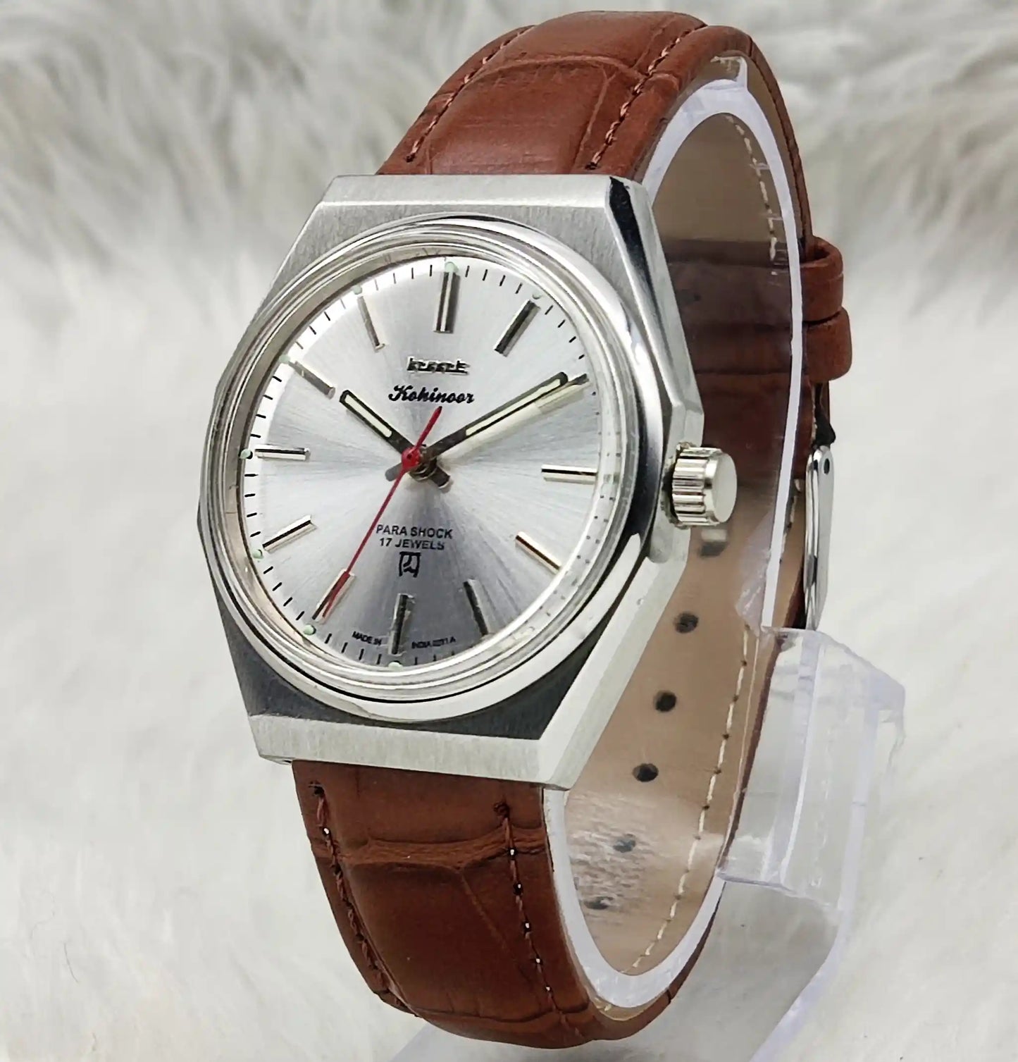 HMT Kohinoor - 17 Jewels Silver Dial Handwinding Watch
