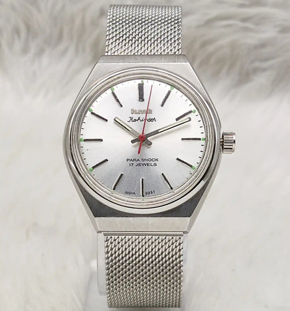 HMT Kohinoor - 17 Jewels Silver Dial With Stick Indices Handwinding Watch