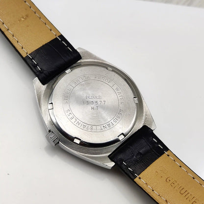 HMT Kohinoor Blue Dial Watch - Elegant Handwinding 17 Jewels Timepiece