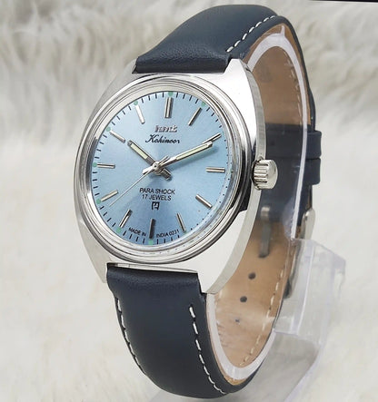 HMT Kohinoor 17 Jewels Tiffany Dial Handwinding Watch Transparent Back