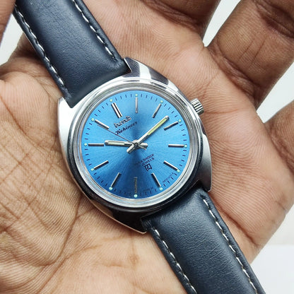 HMT Kohinoor 17 Jewels Bluish Dial Hnadwinding Watch