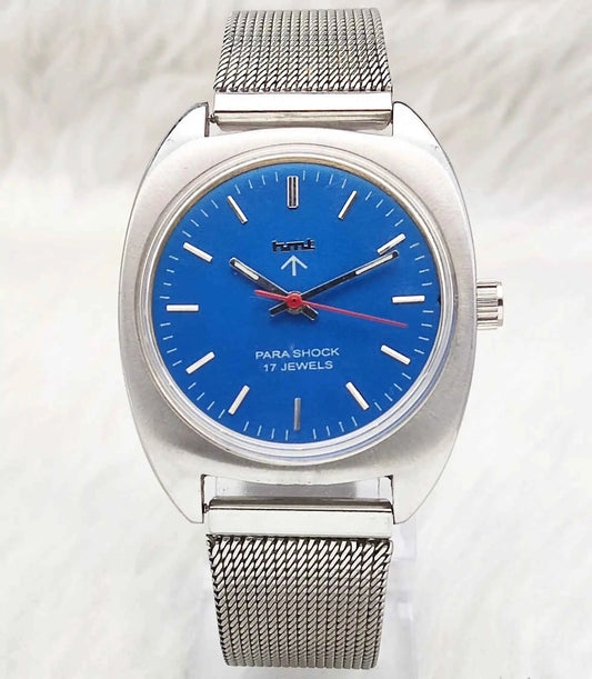 HMT Kohinoor 17 Jewels Para Shock Light Blue Dial 0231