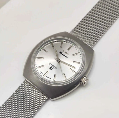 HMT Kohinoor 17 Jewels Stick Indices Silver Dial Mechanical Handwinding Men's Watch