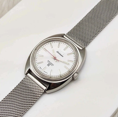 HMT Kohinoor Handwinding Stick Indices Blue Dial Men's Watch