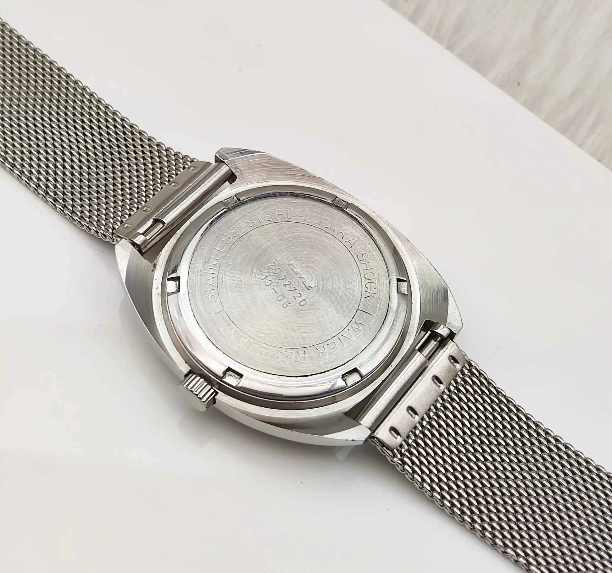 HMT Kohinoor Handwinding Stick Indices Blue Dial Men's Watch