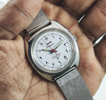 Camy Geneve 17 Jewels Shock Proof Blue Dial Handwinding Swiss Made Watch Discover-Diamonds