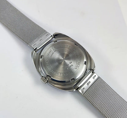 Camy Geneve 17 Jewels Shock Proof Blue Dial Handwinding Swiss Made Watch Discover-Diamonds