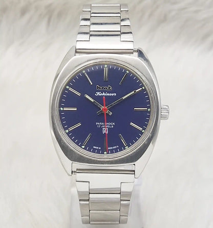 HMT Kohinoor Blue Dial - 17 Jewels Handwinding Watch