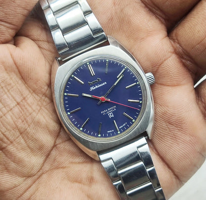 HMT Kohinoor Blue Dial - 17 Jewels Handwinding Watch
