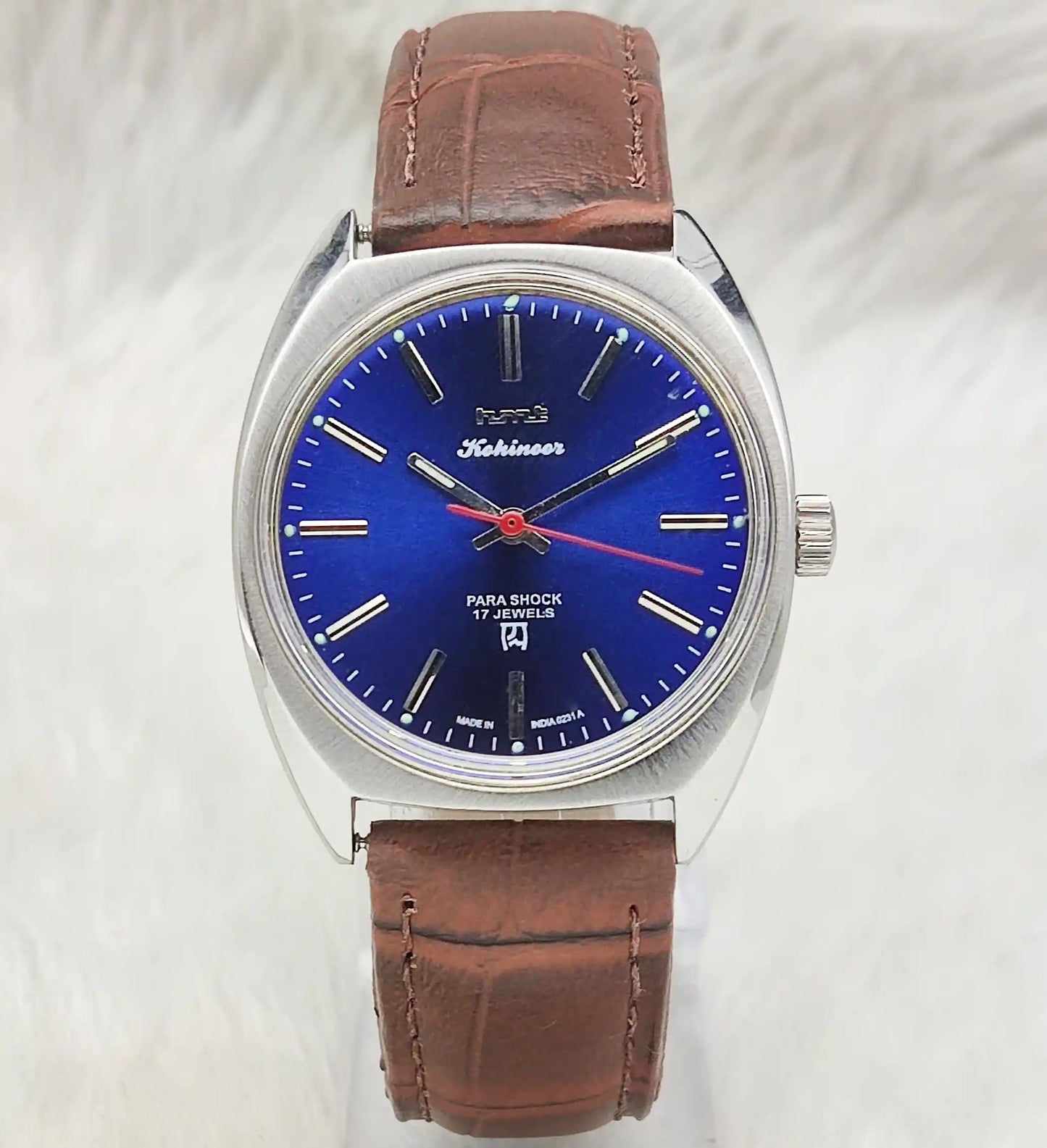 Discover Timeless Style with the HMT Kohinoor Blue Dial Watch