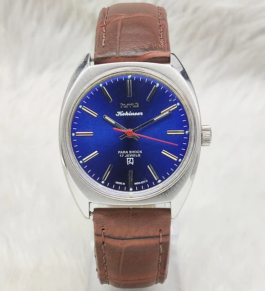 Discover Timeless Style with the HMT Kohinoor Blue Dial Watch