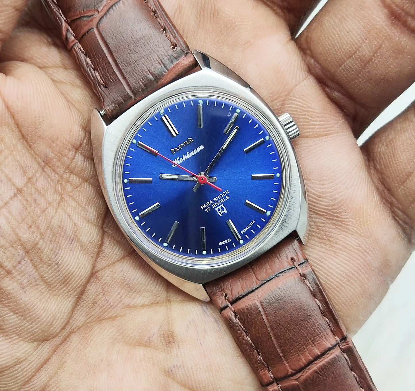Discover Timeless Style with the HMT Kohinoor Blue Dial Watch
