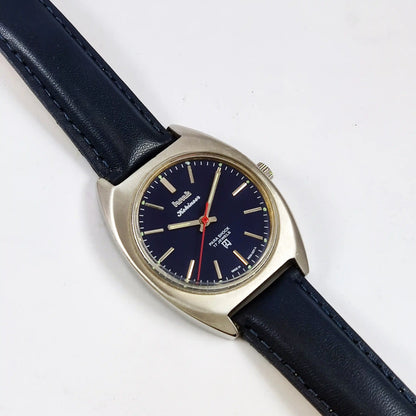 HMT Kohinoor Devanagari Font Green Dial 17 Jewels Para Shock Discover-Diamonds