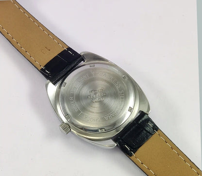 HMT Kohinoor Devanagari Font Green Dial 17 Jewels Para Shock