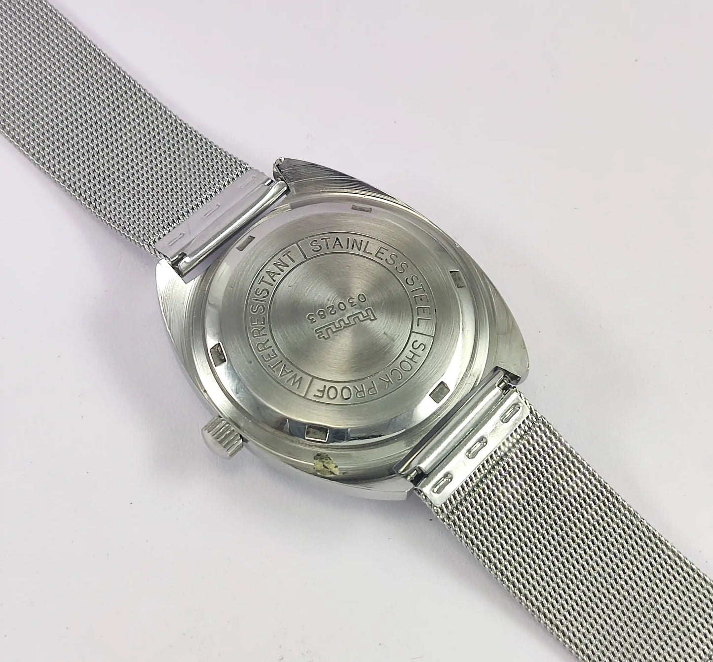 HMT Kohinoor Devanagari Font White Dial 17 Jewels Para Shock