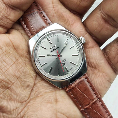 HMT Kohinoor Gray Dial 17 Jewels Handwinding Watch