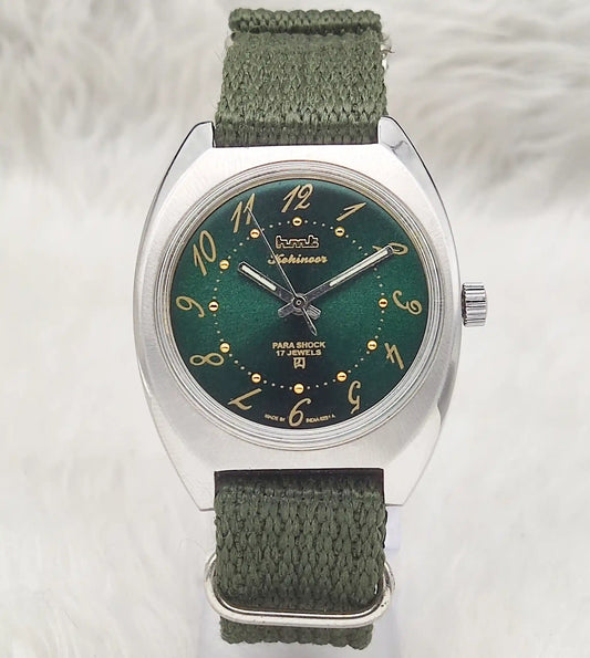 HMT Kohinoor - 17 Jewels Greenish Dial Handwinding Men's Watch
