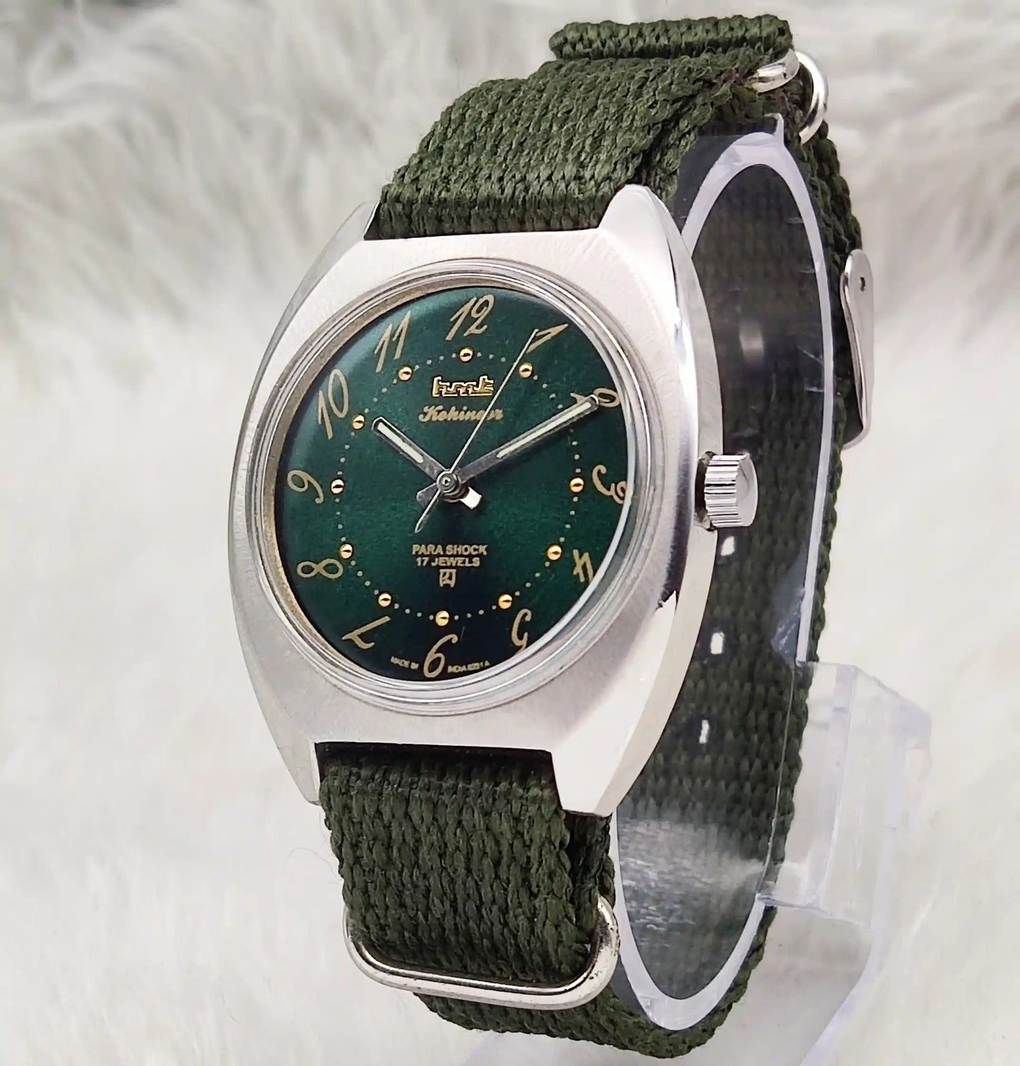 HMT Kohinoor - 17 Jewels Greenish Dial Handwinding Men's Watch