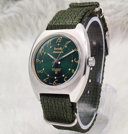HMT Kohinoor - 17 Jewels Greenish Dial Handwinding Men's Watch