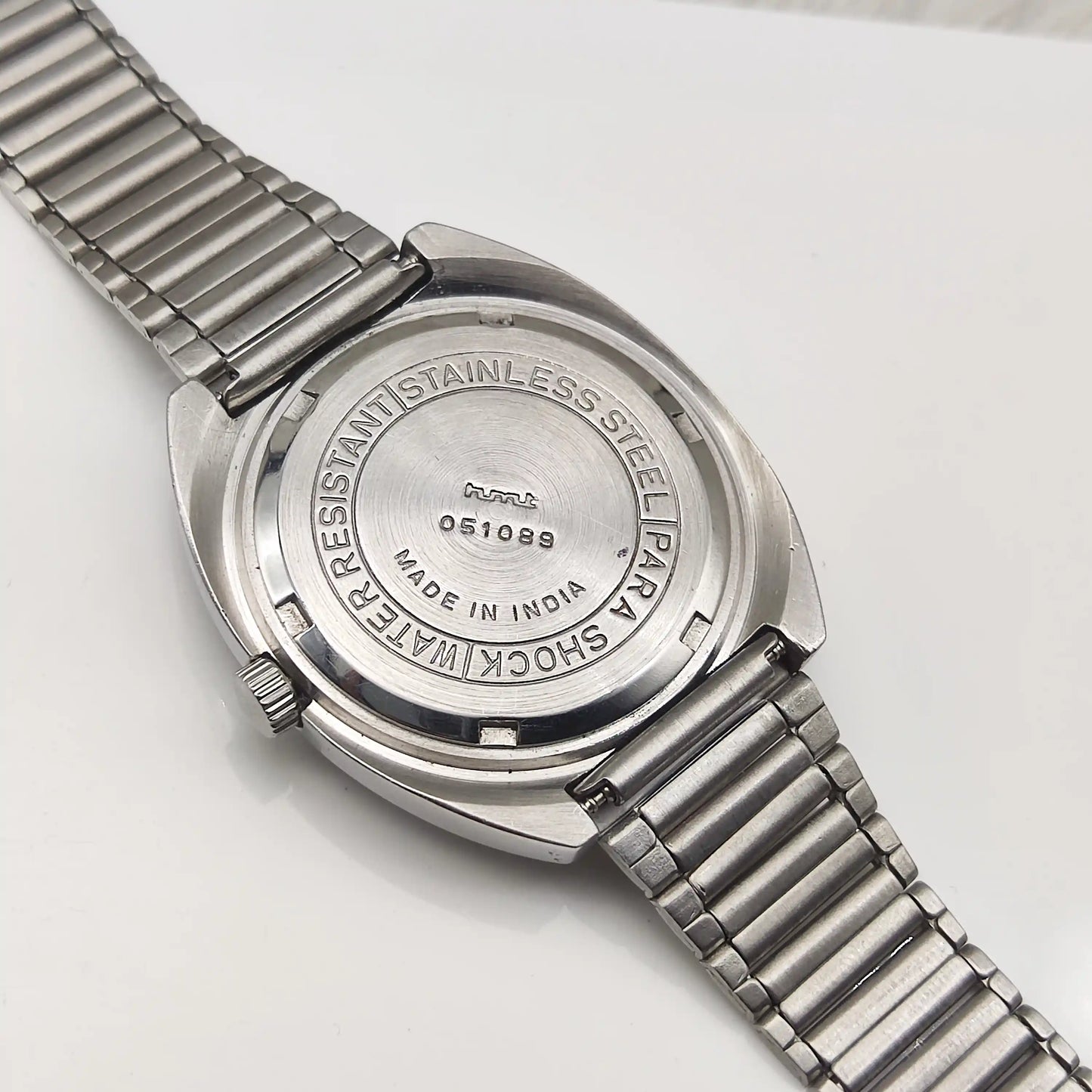 HMT Kohinoor Handwinding Watch with 17 Jewels and Greenish Dial