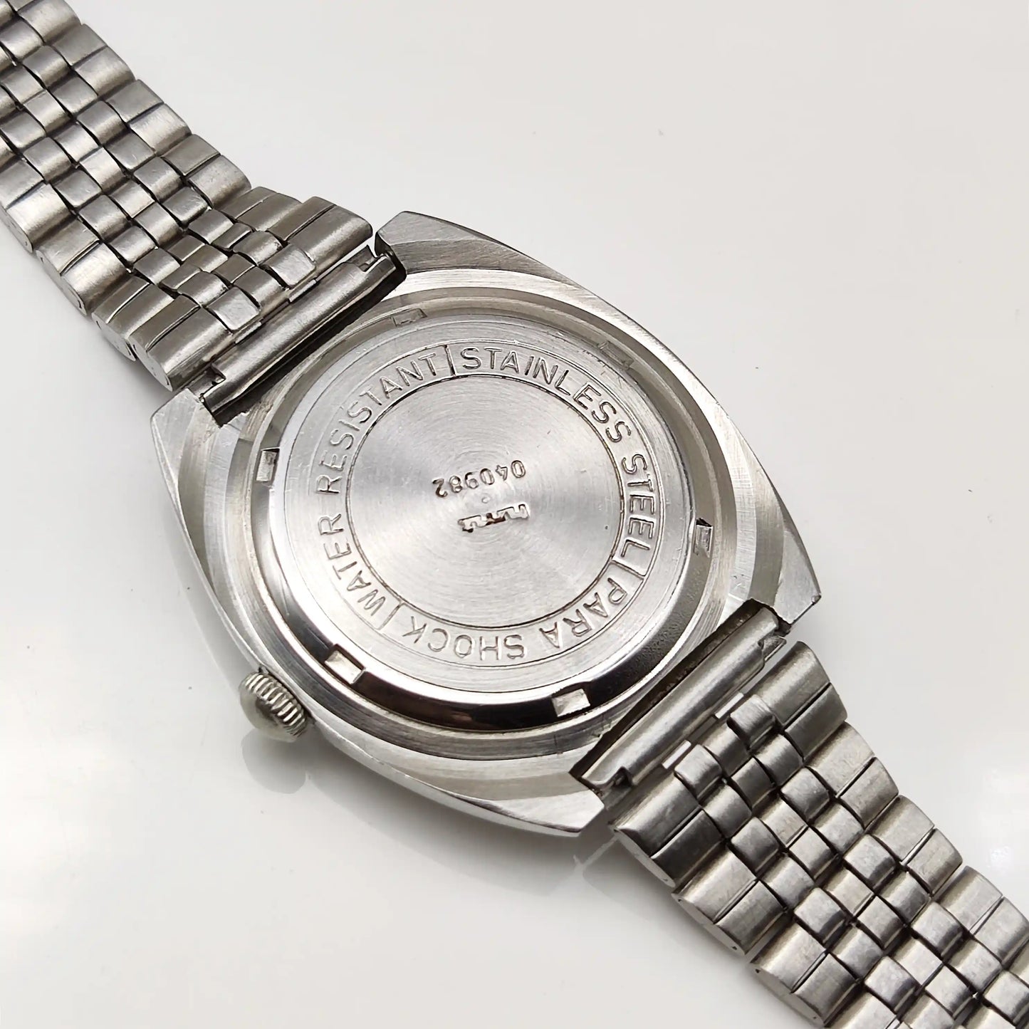HMT Kohinoor Purple Dial Watch 0231 with 17 Jewels in Devanagari