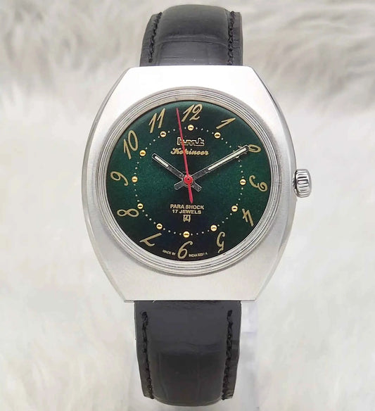 HMT Kohinoor Handwinding 17 Jewels Golden Dial Watch