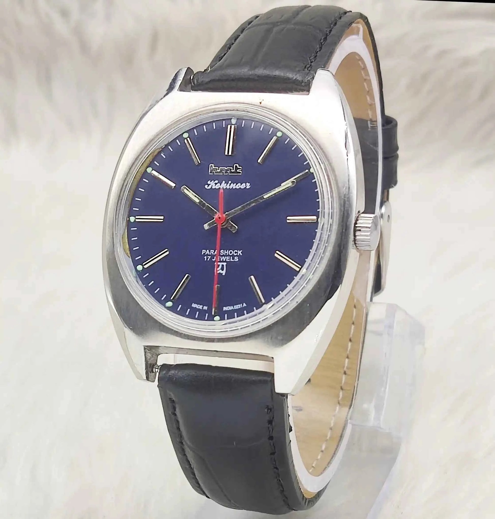 HMT Kohinoor Handwinding Orange Dial 17 Jewels Handwinding Watch