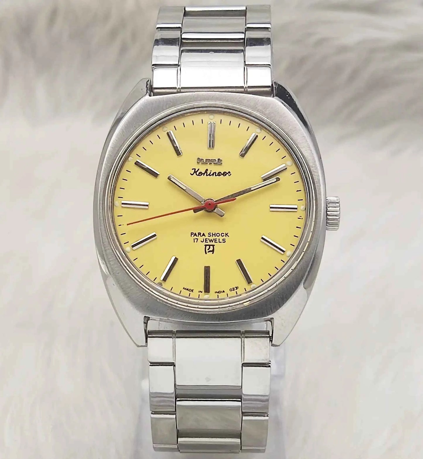 HMT Kohinoor Peacock Green Dial 17 Jewels Men's Watch Handwinding