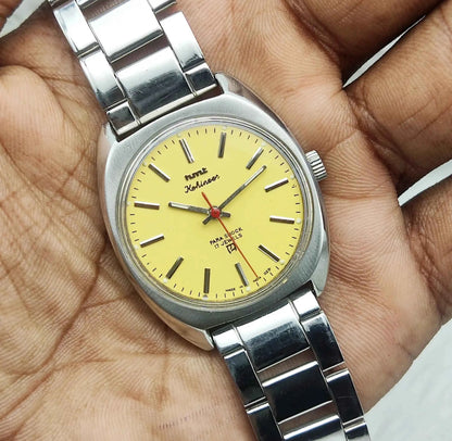 HMT Kohinoor Peacock Green Dial 17 Jewels Men's Watch Handwinding