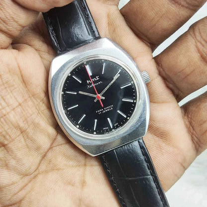 HMT Kohinoor Mechanical Watch 17 Jewels, Stick Indices, Yellow Dial, Handwinding Movement (Copy)