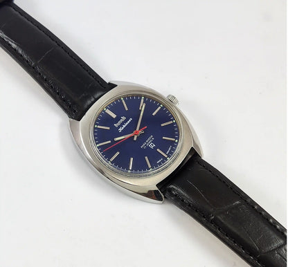 HMT Kohinoor Para Shock 17 Jewels Blue Dial Handwinding Discover-Diamonds