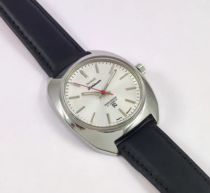 HMT Kohinoor Para Shock Silver Dial 17 Jewels Watch