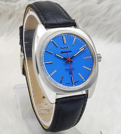 HMT Kohinoor Peacock Blue Dial - 17 Jewels Handwinding Watch
