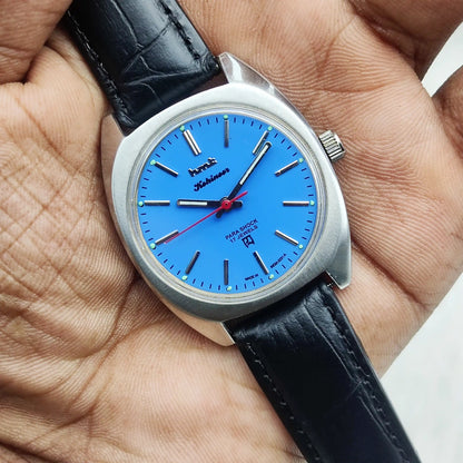 HMT Kohinoor Peacock Blue Dial - 17 Jewels Handwinding Watch