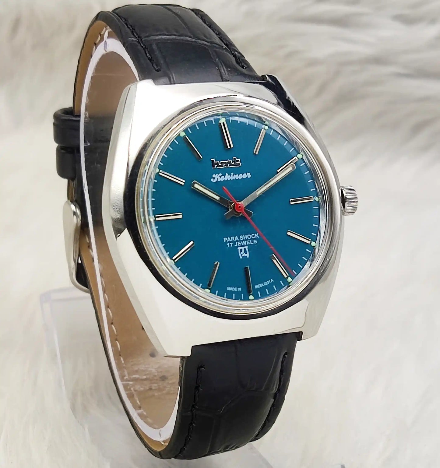 HMT Kohinoor Peacock Green Dial 17 Jewels Men's Watch Handwinding