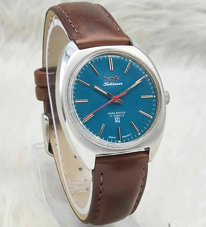 HMT Kohinoor Peacock Green Dial 17 Jewels Handwinding Watch