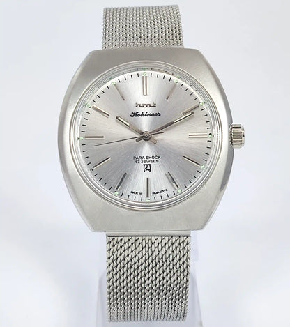 HMT Kohinoor Silver Dial 17 Jewels Para Shock 17 Jewels Discover-Diamonds