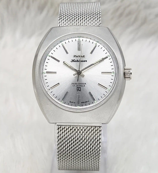 HMT Kohinoor Silver Dial 17 Jewels Handwinding Watch