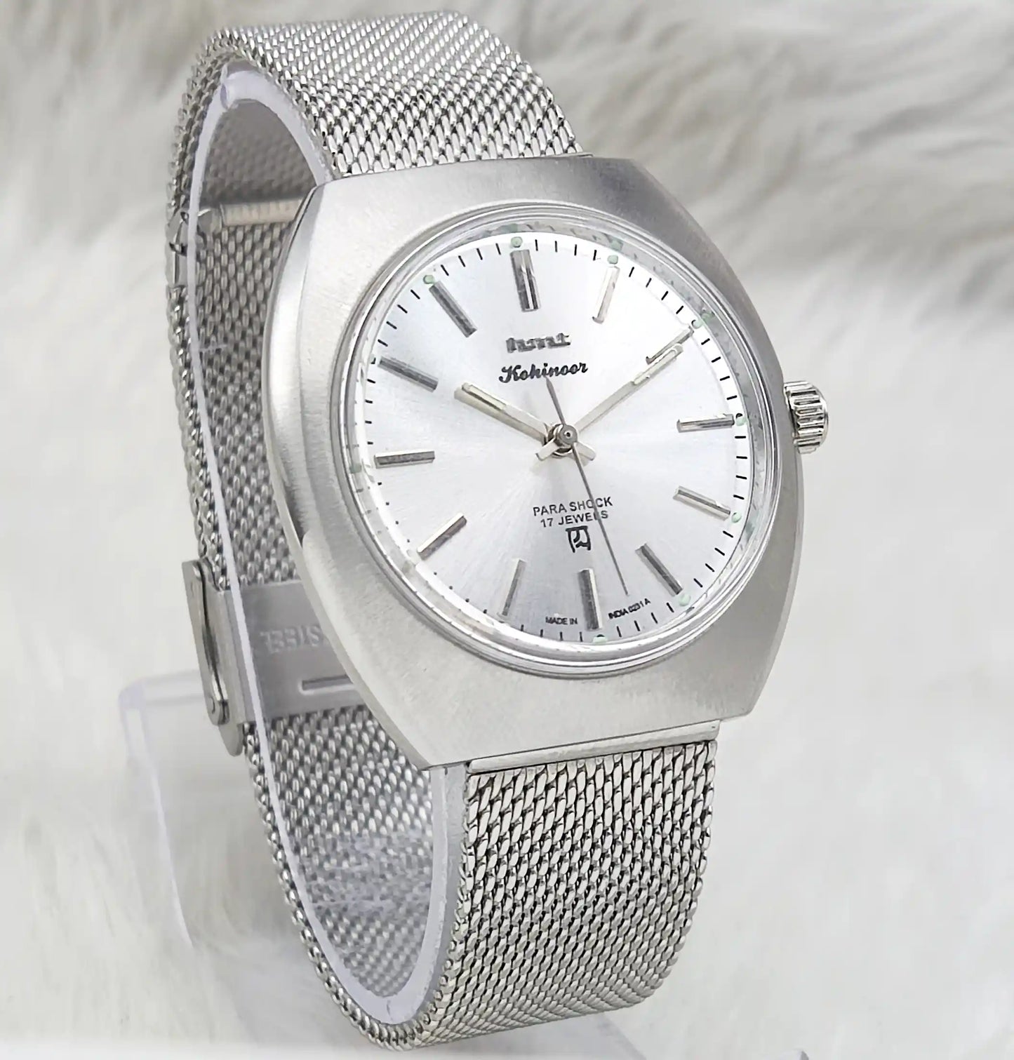HMT Kohinoor Silver Dial 17 Jewels Handwinding Watch